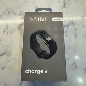 Fitbit Charge 6 Black Activity Tracker - NEW AND UNOPENED